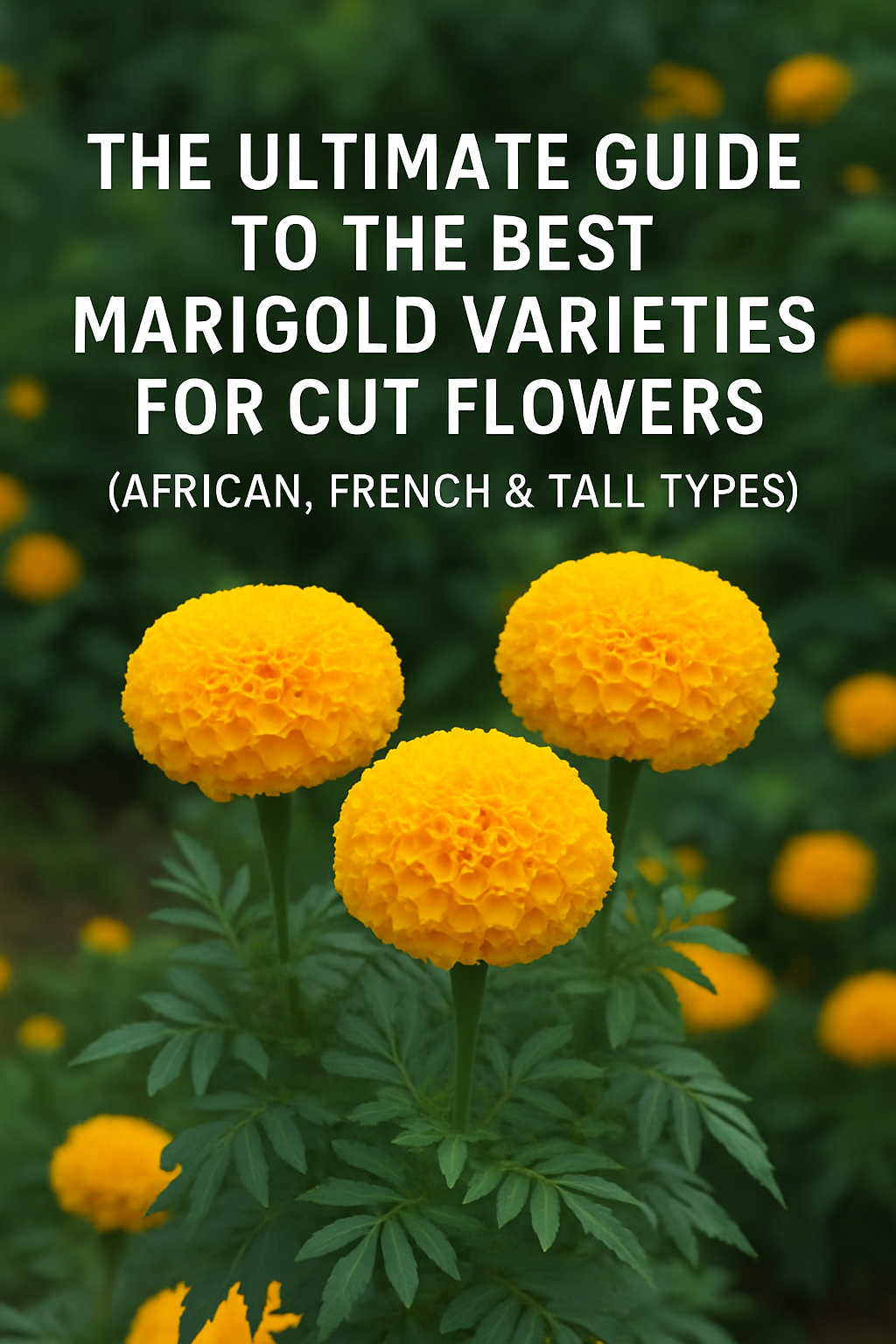 Best Marigold Varieties for Cut Flowers | Full Guide to Tall Marigolds   trailingpetunia.com