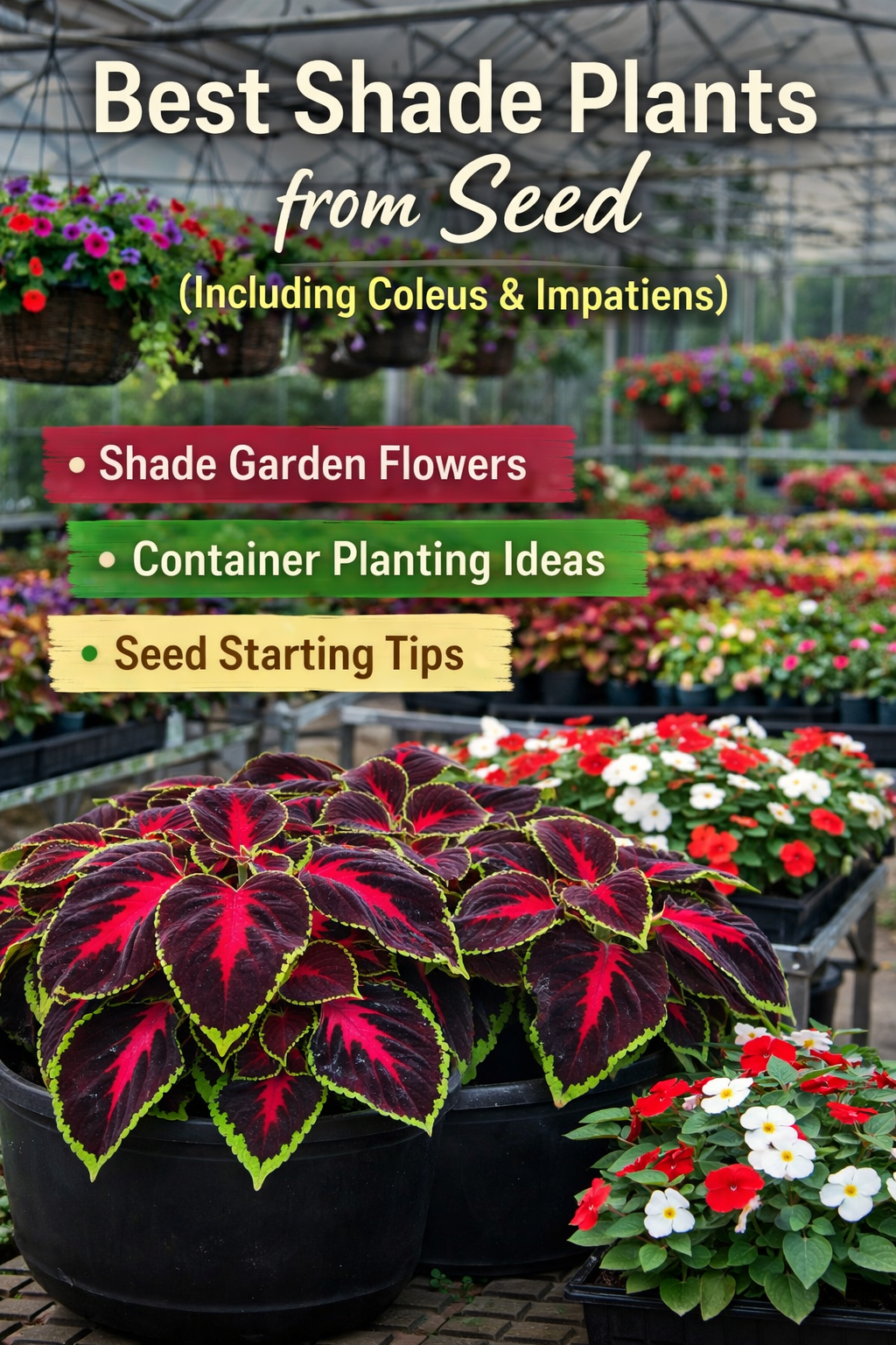 Best Shade Plants From Seed Coleus Impatiens Easy Shade Garden Flowers   trailingpetunia.com
