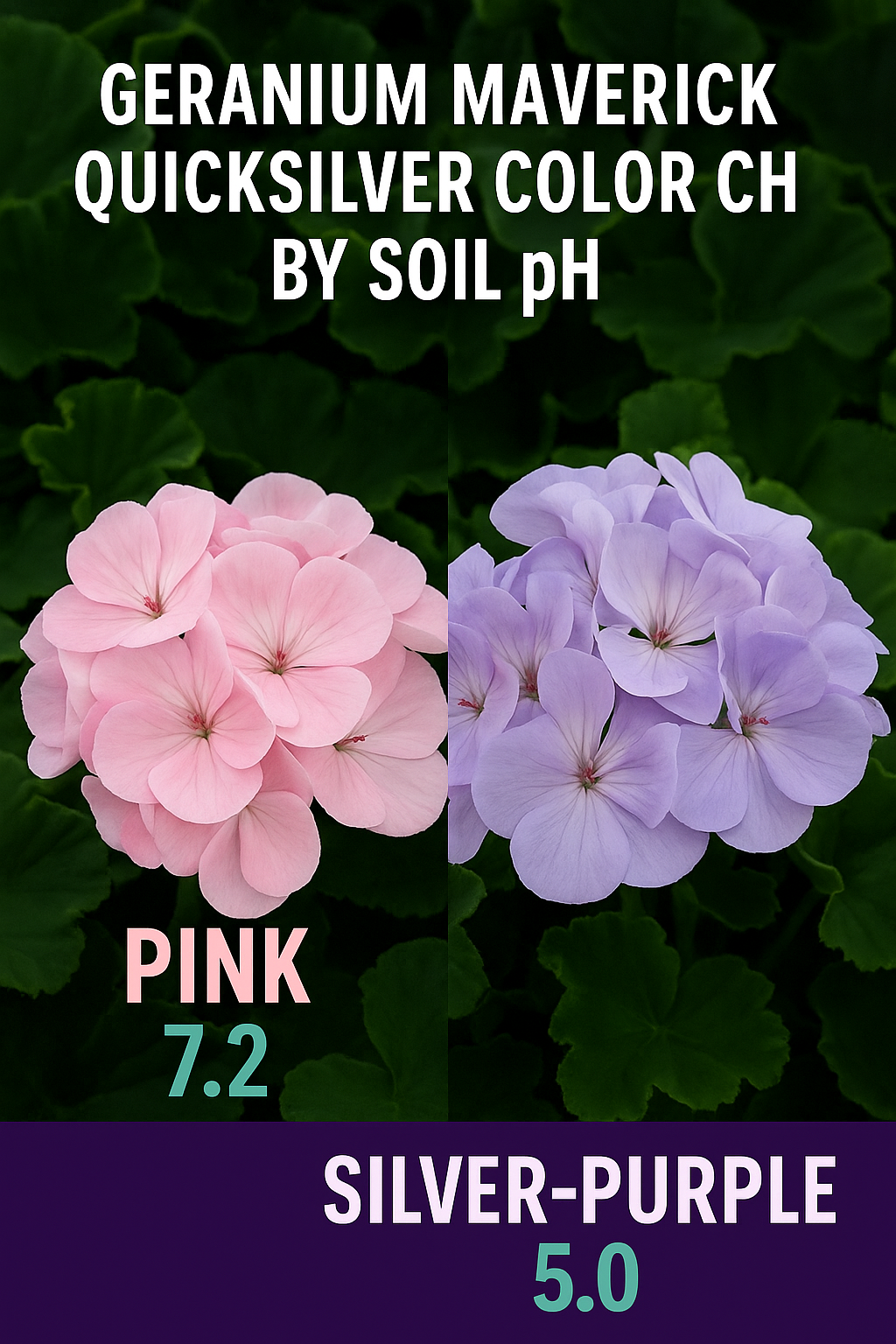 Geranium Seeds Maverick Quick Silver 15 thru 250 Bulk Geranium Seeds