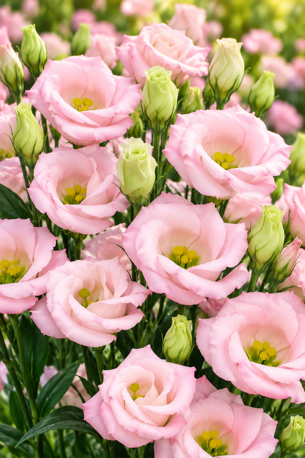 25 Pelleted Lisianthus Seeds Solo 2 Light Pink Flower Seeds