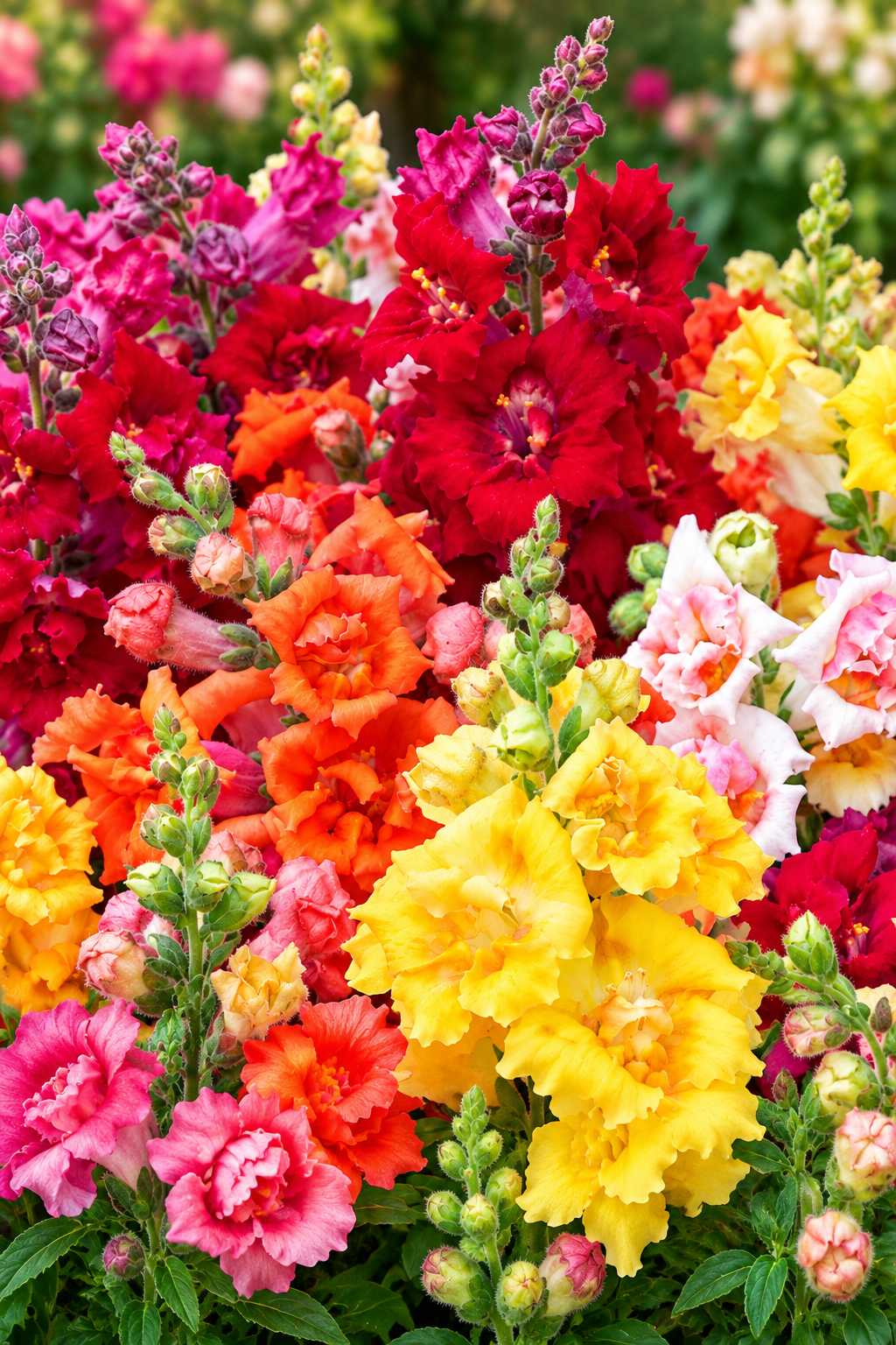 Sweet Duet Mix Snapdragon Seeds – 50 Pelleted Seeds | Fragrant Double Flowers