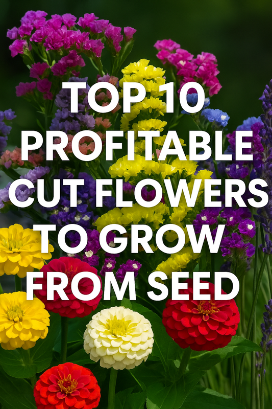 Top 10 profitable cut flowers to grow from seed – Lisianthus, Snapdragons, Zinnias, and more