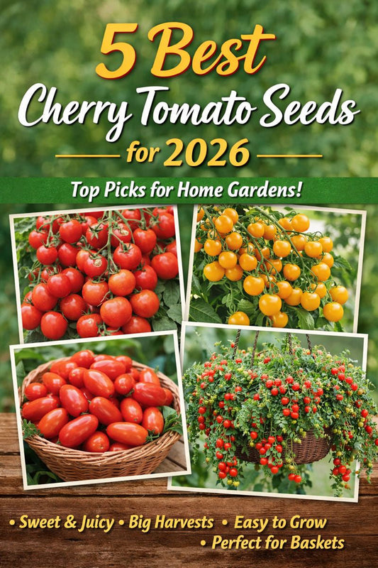 Best cherry tomato seeds for 2026 growing in baskets and garden beds