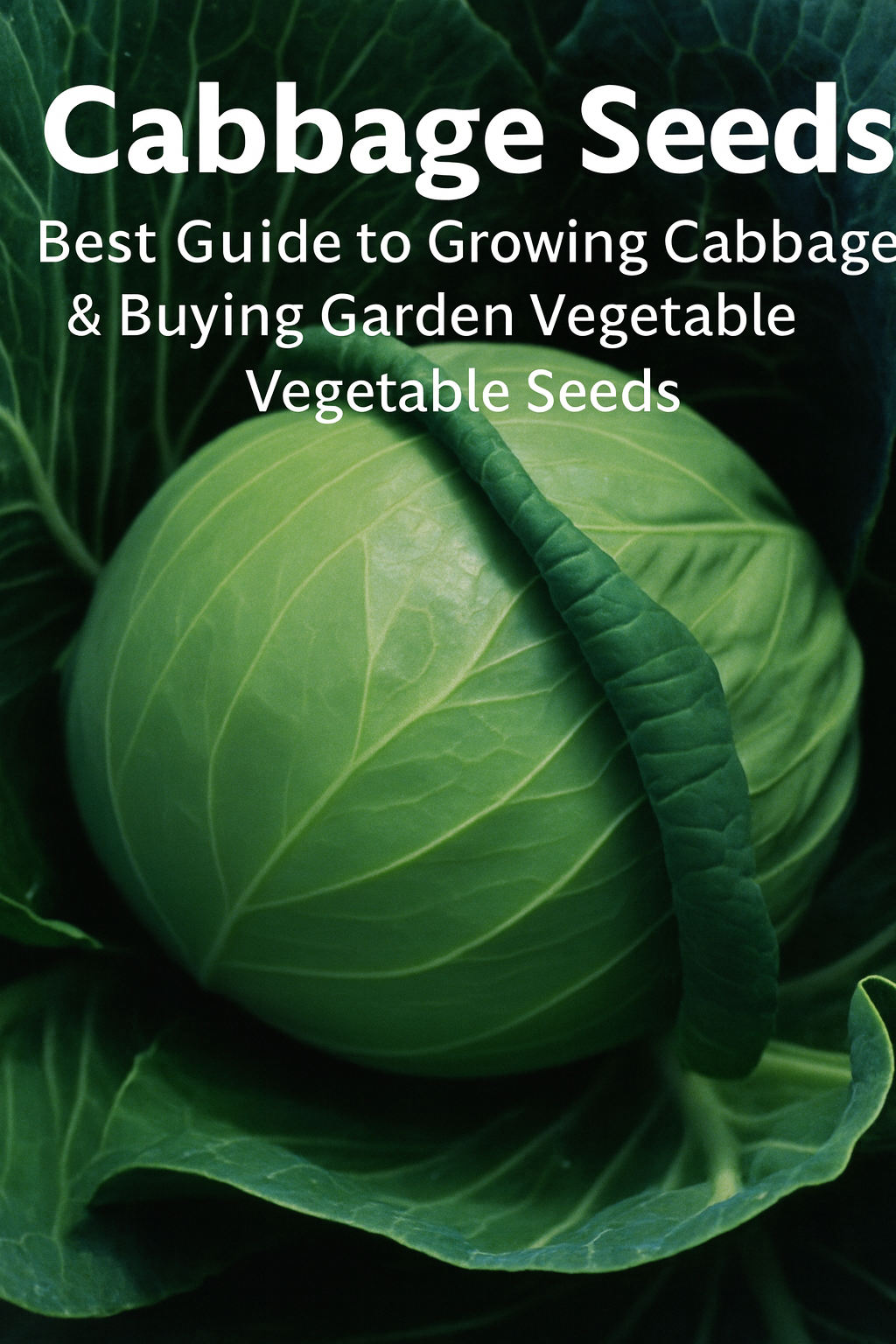 Fresh green cabbage growing in the garden for a guide on the best cabbage seeds and how to grow cabbage from seed
