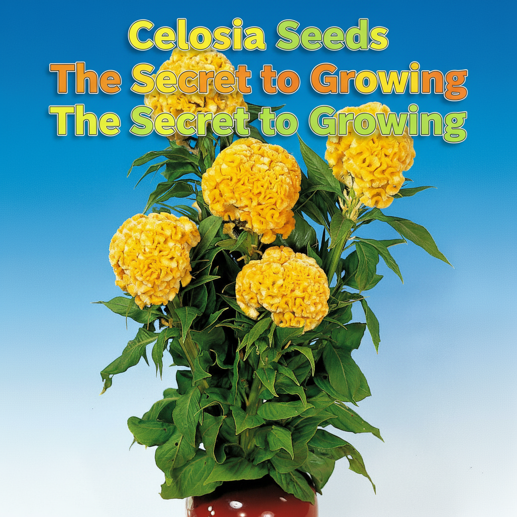 Yellow Celosia flowers in full bloom, showcasing vibrant color and low-maintenance growth. Learn the secret to growing Celosia seeds for long-lasting garden performance.