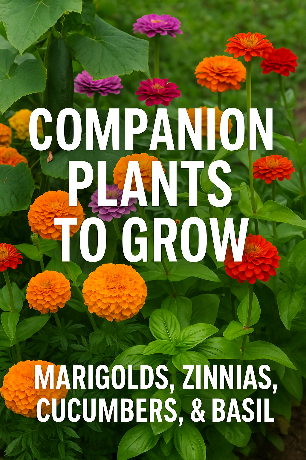 Companion Plants Guide Marigolds, Zinnias, Basil & More