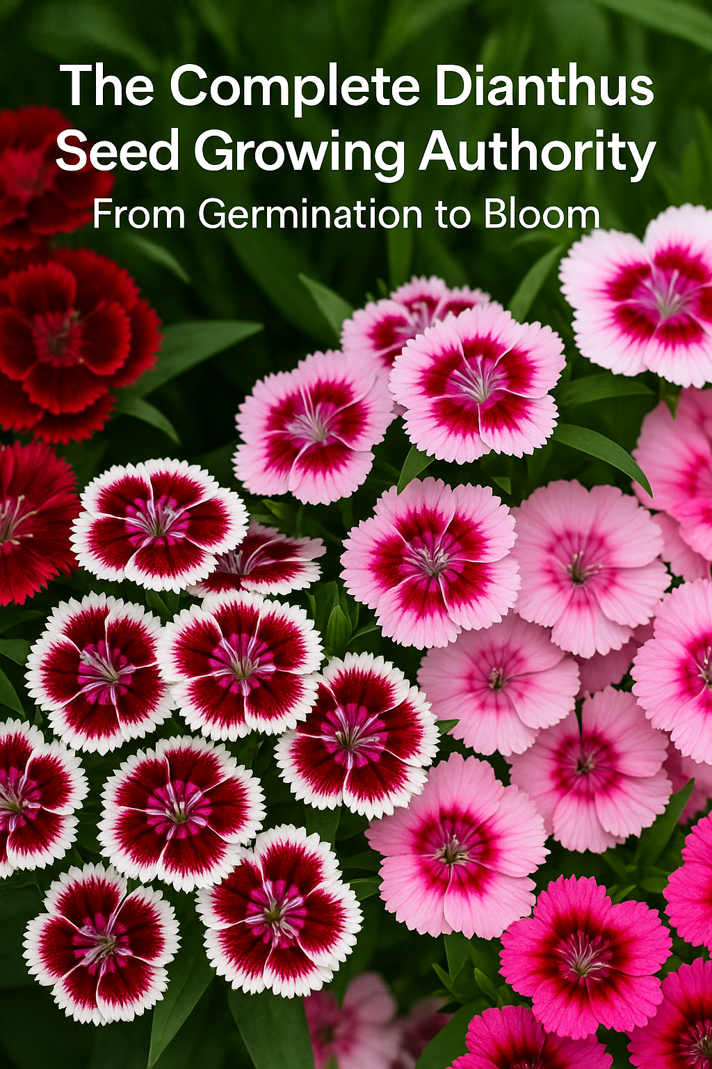 The complete Dianthus seed growing guide – expert tips from germination to bloom for colorful, fragrant flowers.