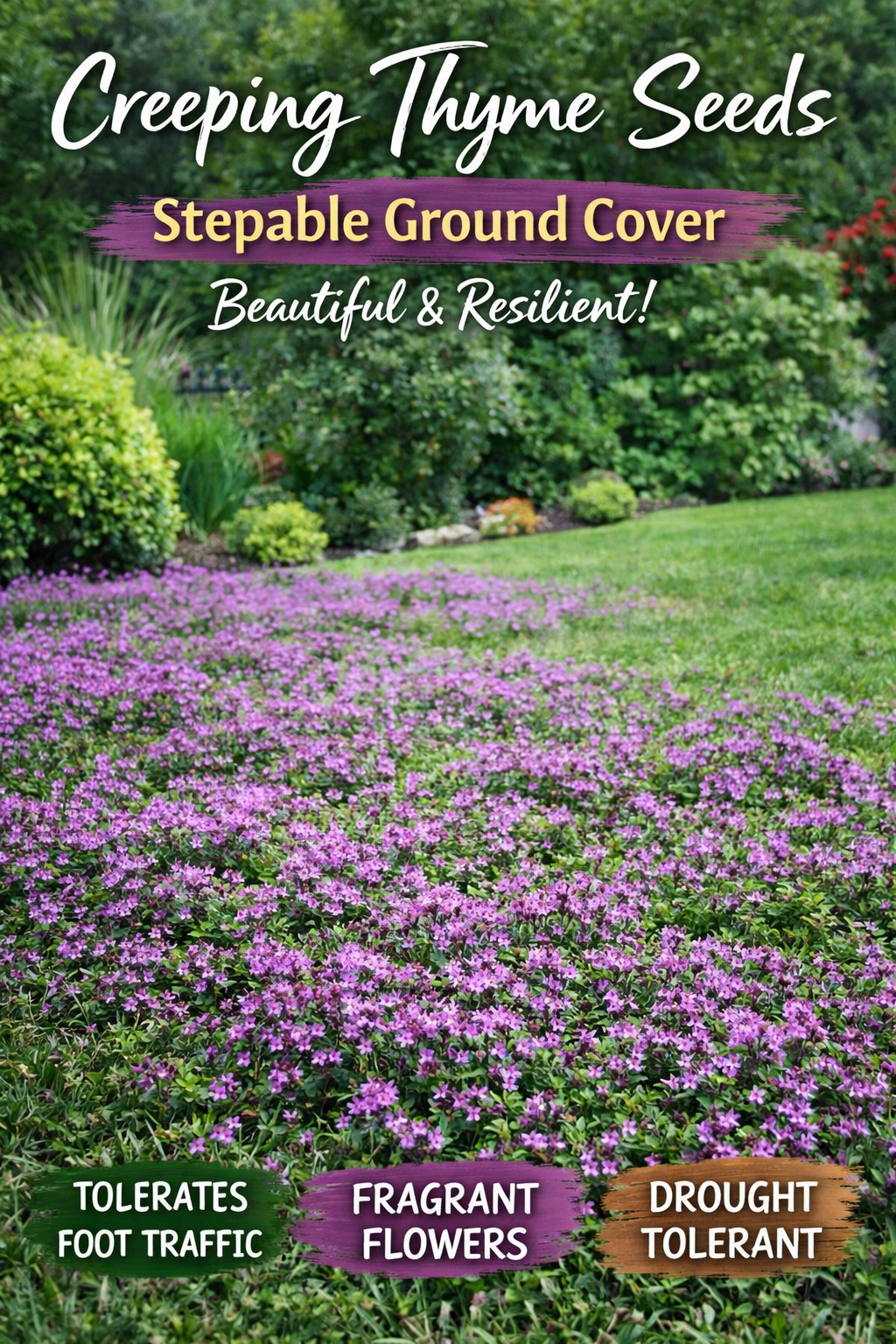 Creeping Thyme Seeds | Stepable Ground Cover Growing Guide ...