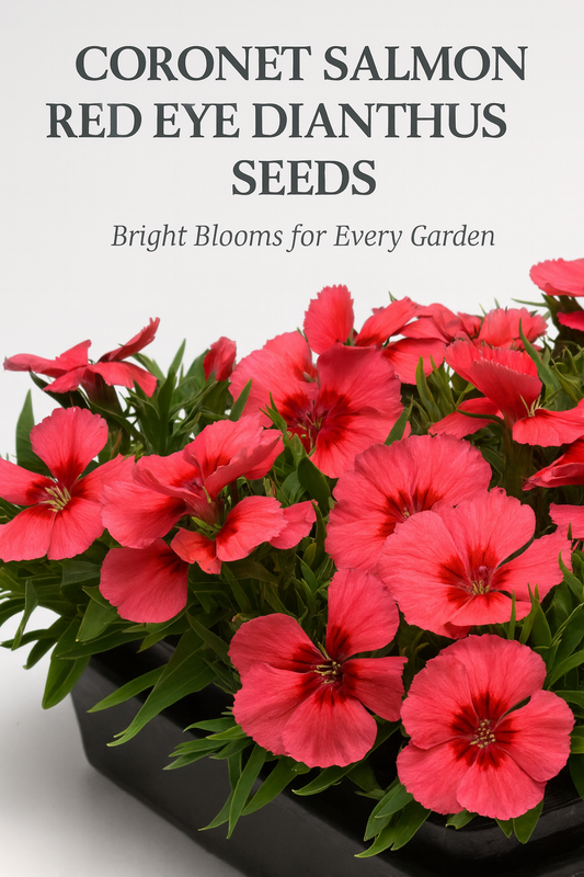 dianthus-coronet-salmon-red-eye-flower-seeds-in-bloom