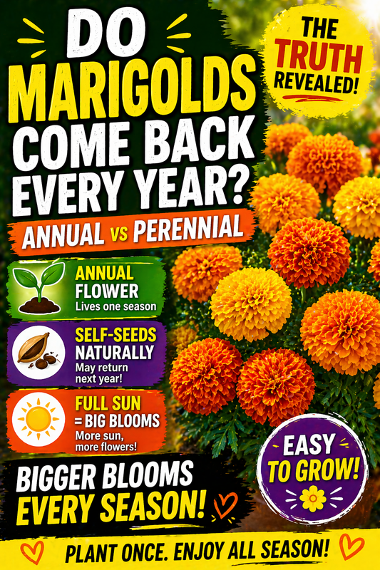 do marigolds come back every year annual vs perennial marigold flowers growing guide with bright blooms