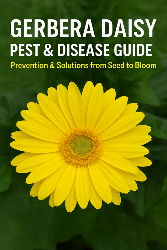 Gerbera Daisy Pest and Disease Guide with prevention and solutions from seed to bloom