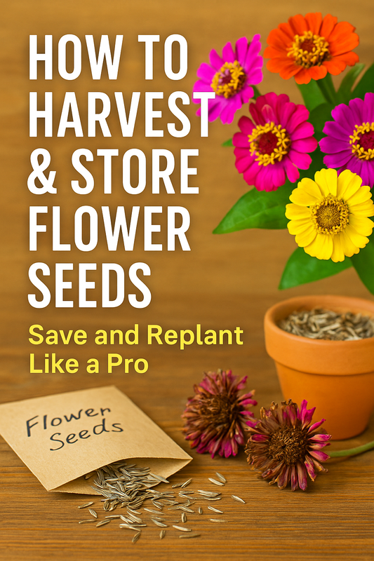 How to harvest and store flower seeds for next season