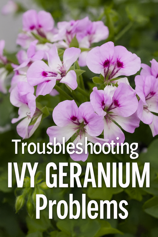 Lavender ivy geranium blooms troubleshooting guide