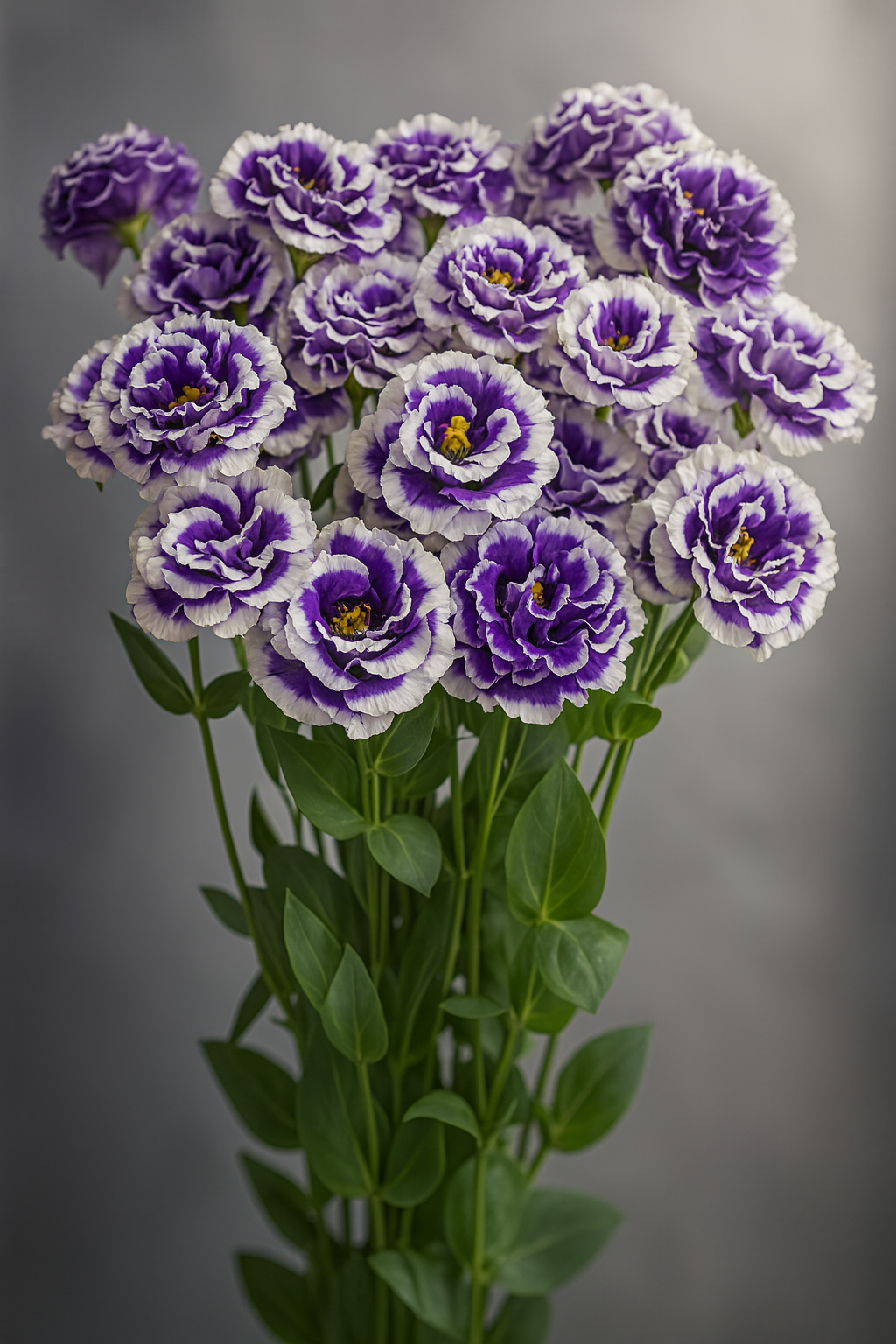 Lisianthus Celeb 2 Turn Blue flower with double lavender-blue petals, perfect for cutting gardens and floral arrangements