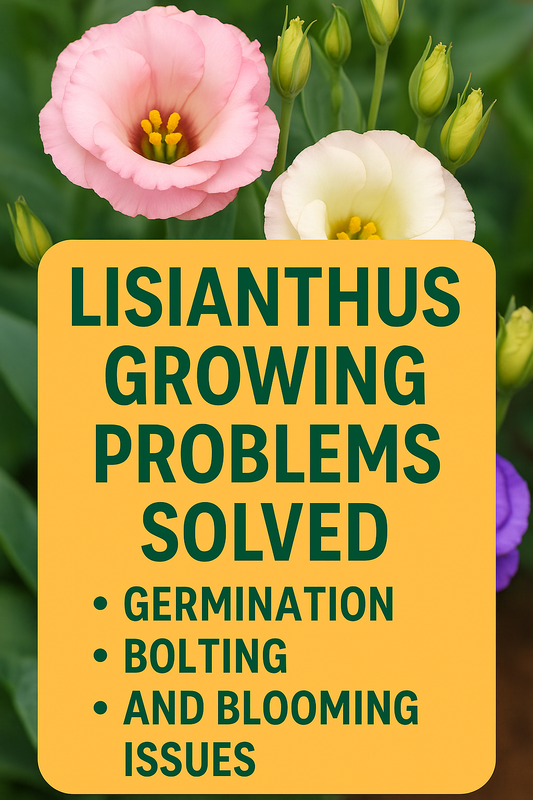 Lisianthus flowers in full bloom, showcasing long stems and vibrant colors perfect for cut flower bouquets and professional growers