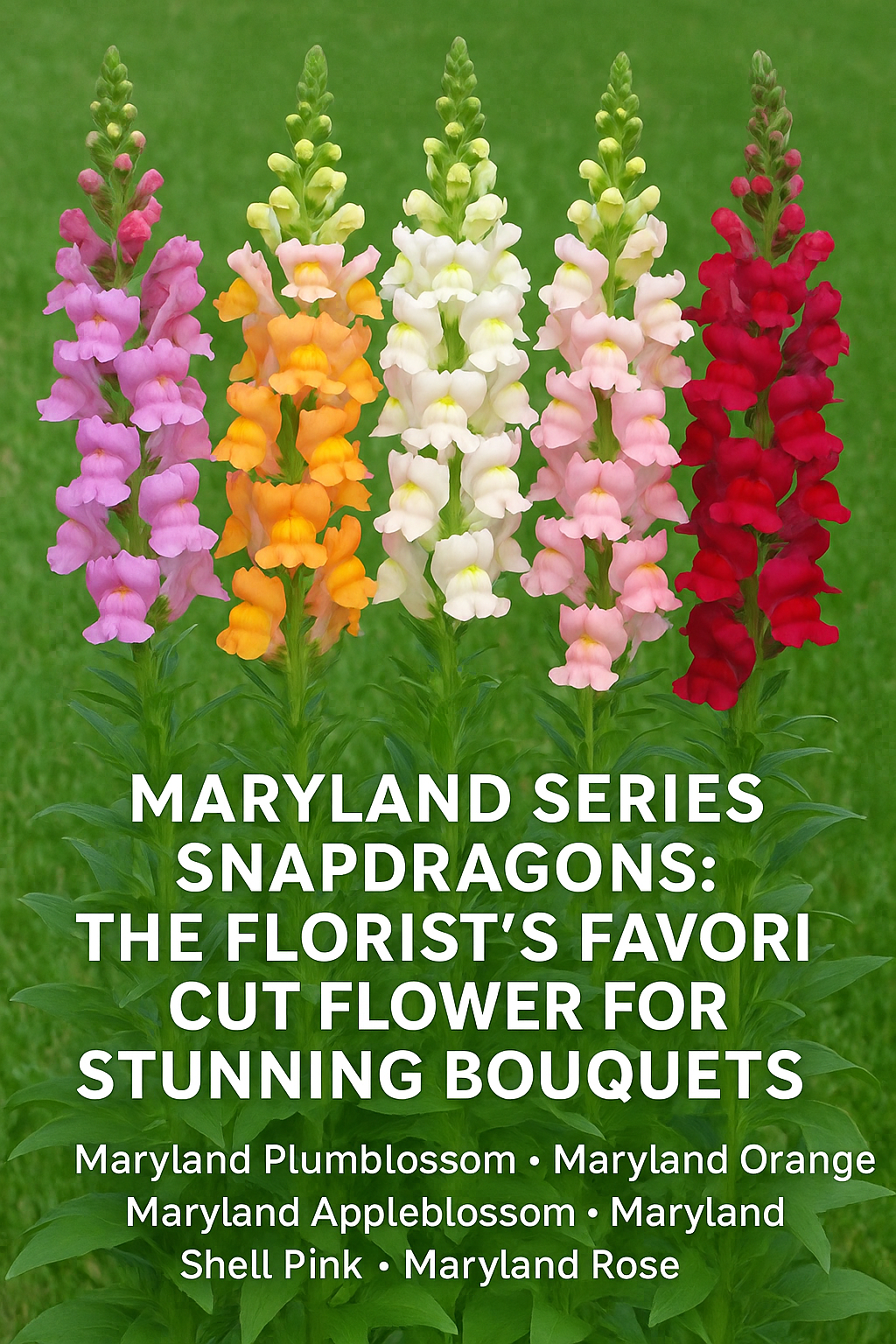 Maryland Series Snapdragon Seeds – Tall, Florist-Quality Cut Flowers