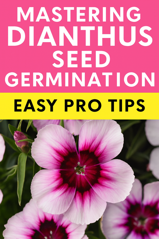 Mastering Dianthus seed germination with easy pro tips for growing compact, fragrant blooms from seed.