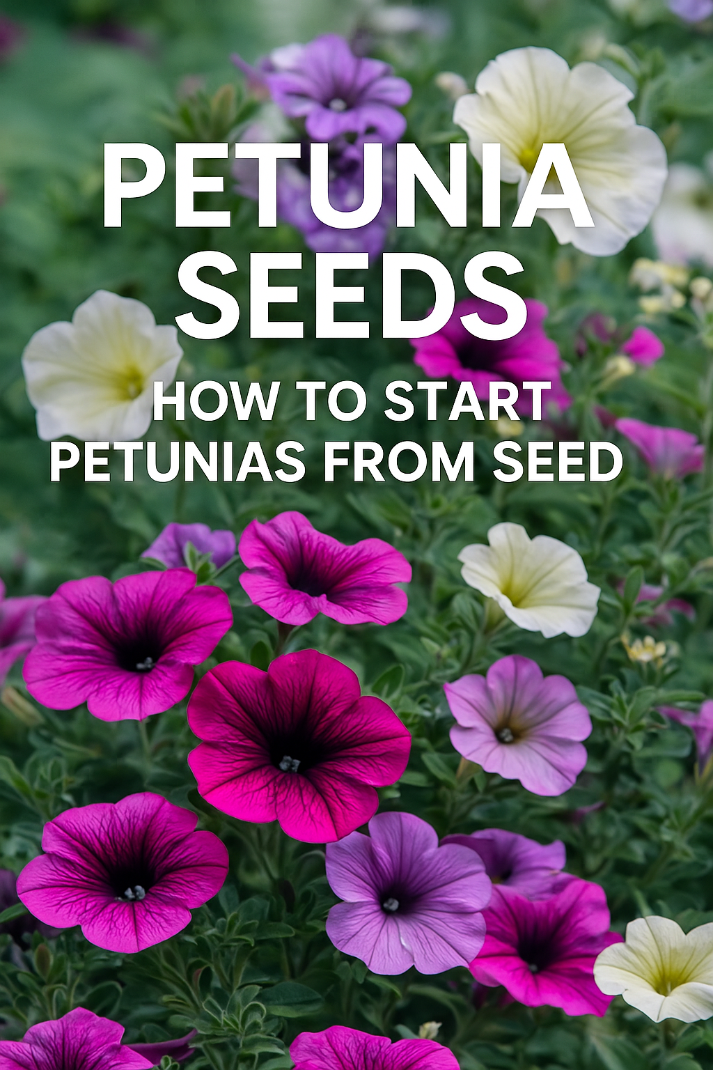 Petunia seeds – how to grow petunias from seed