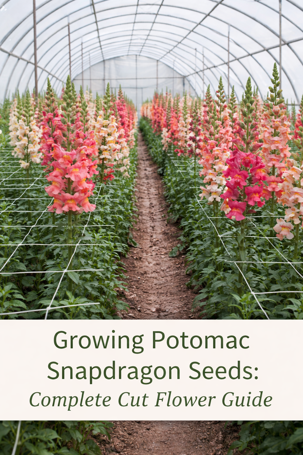 Potomac Snapdragon Seeds Growing Guide | Tall Professional Cut Flowers ...