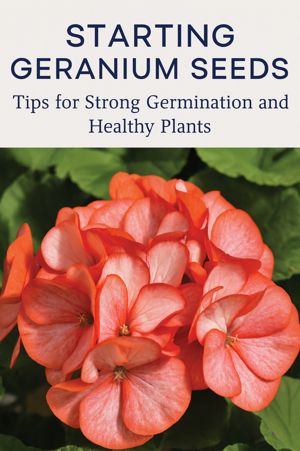 Starting Geranium Seeds – Easy Pre-Planting Method for Better ...