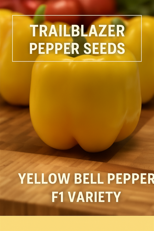 How to Grow Trailblazer Yellow Bell Peppers from Seed | F1 Variety