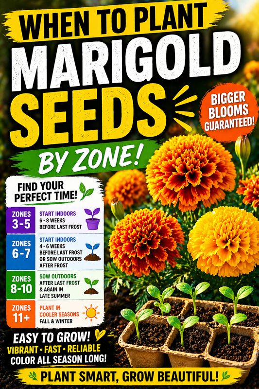when to plant marigold seeds by zone for bigger blooms bright marigold flowers and seedlings growing guide