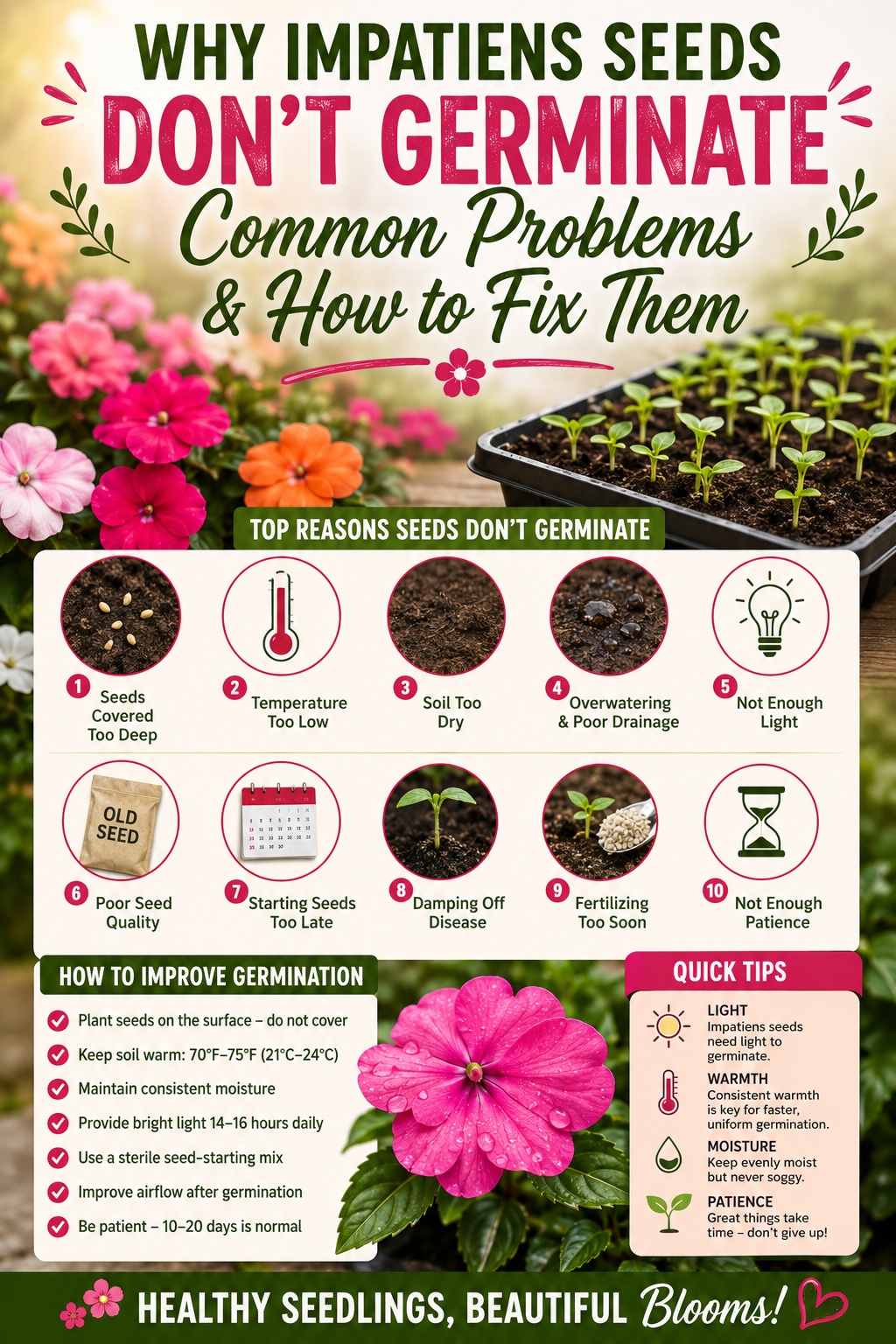 Why Impatiens Seeds Don't Germinate (Common Problems and Fixes)