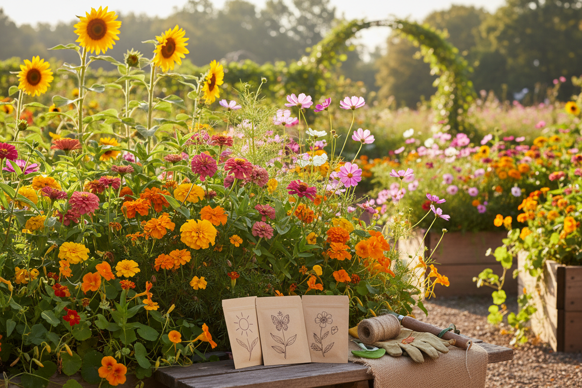 Easy to Grow Flower Seeds garden hero