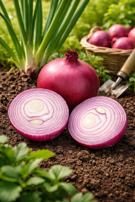 Red Nugent Onion Seeds 250 Hybrid Red Onion Vegetable Seeds