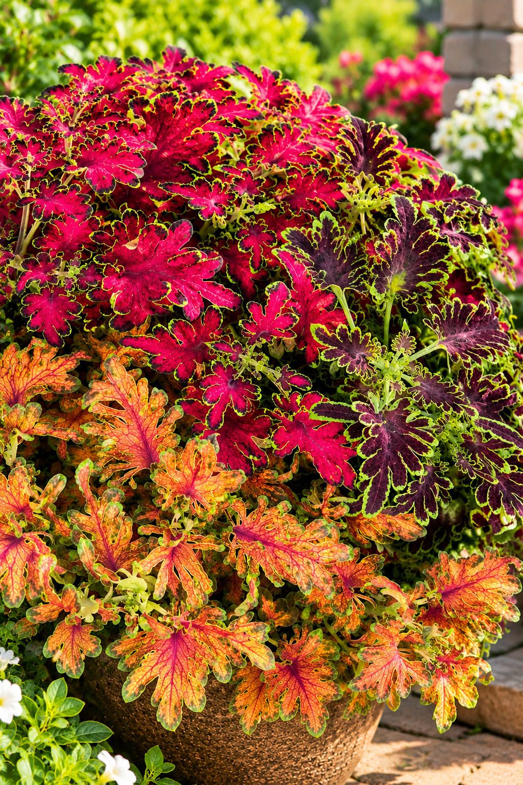 25 Pelleted Coleus Seeds Colocha Mix – Ruffled Foliage Flower Seeds