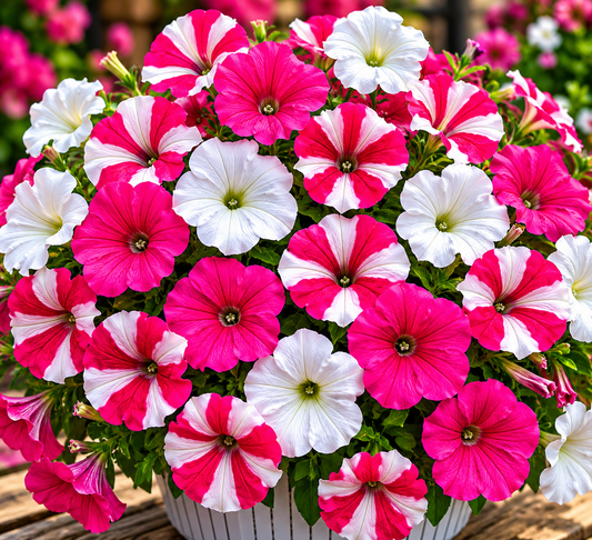 Petunia Seeds E3 Easy Wave® Vanillaberry Parfait Mix 25 Pelleted Seeds New Variety