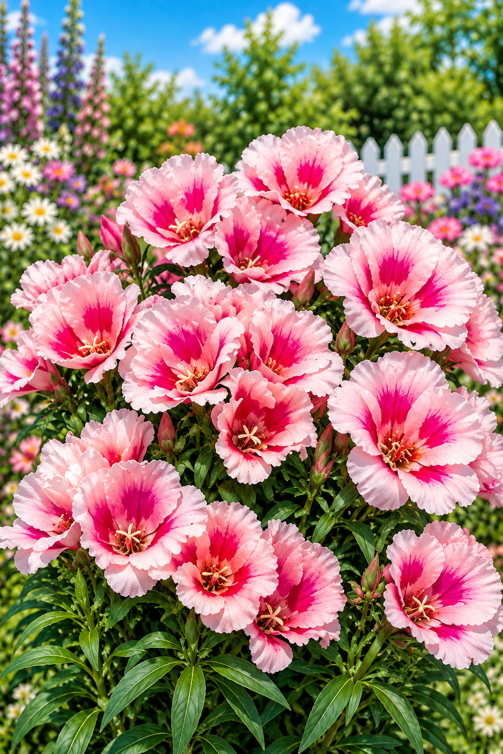 50 Godetia Seeds Grace Rose Pink Flower Seeds