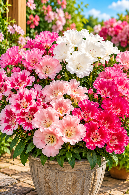 50 Godetia Seeds Satin Mix F1 Hybrid Flower Seeds