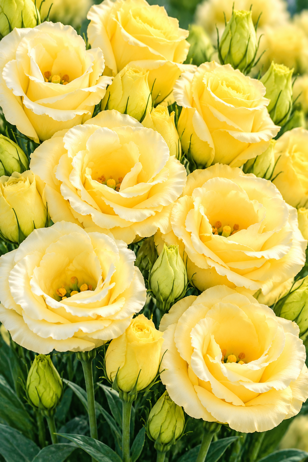 25 Pelleted Lisianthus Seeds Arena 3 Gold F1 Hybrid Cut Flower Seeds
