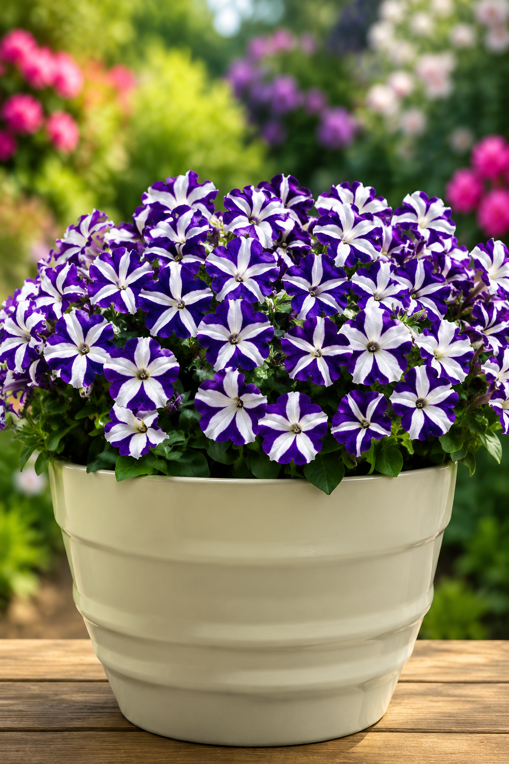 Madness Blue Star Petunia Seeds 50 Pelleted Seeds Premium Floribunda Petunia Seeds