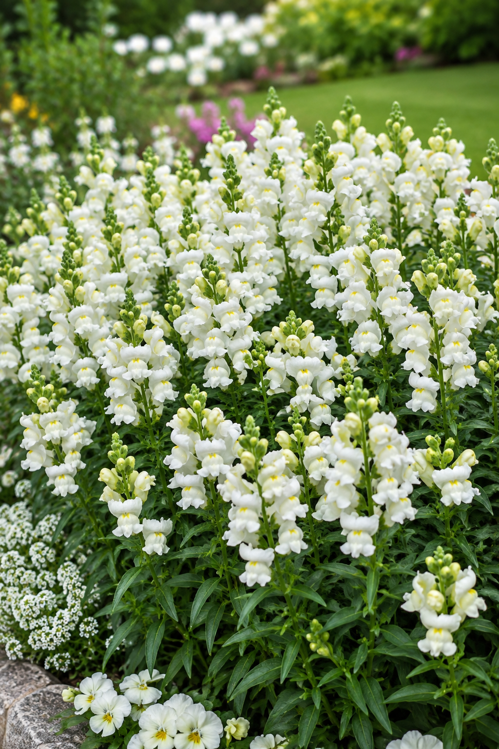Snapdragon Seeds Snapshot White Flower Seeds 50 Pelleted Flower Seeds