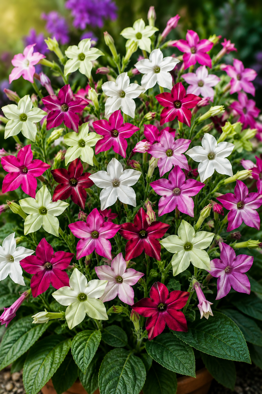 25–100 Pelleted Starmaker Mix Nicotiana Seeds | Fragrant Flowering Tobacco Seeds