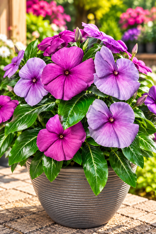 25 Vinca Seeds Blockbuster Blueberry Crush Flower Seeds