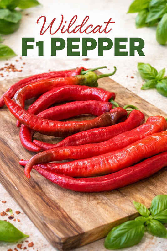 Wildcat F1 Cayenne Pepper Seeds 25 Hybrid Capsicum Annuum Garden Seeds