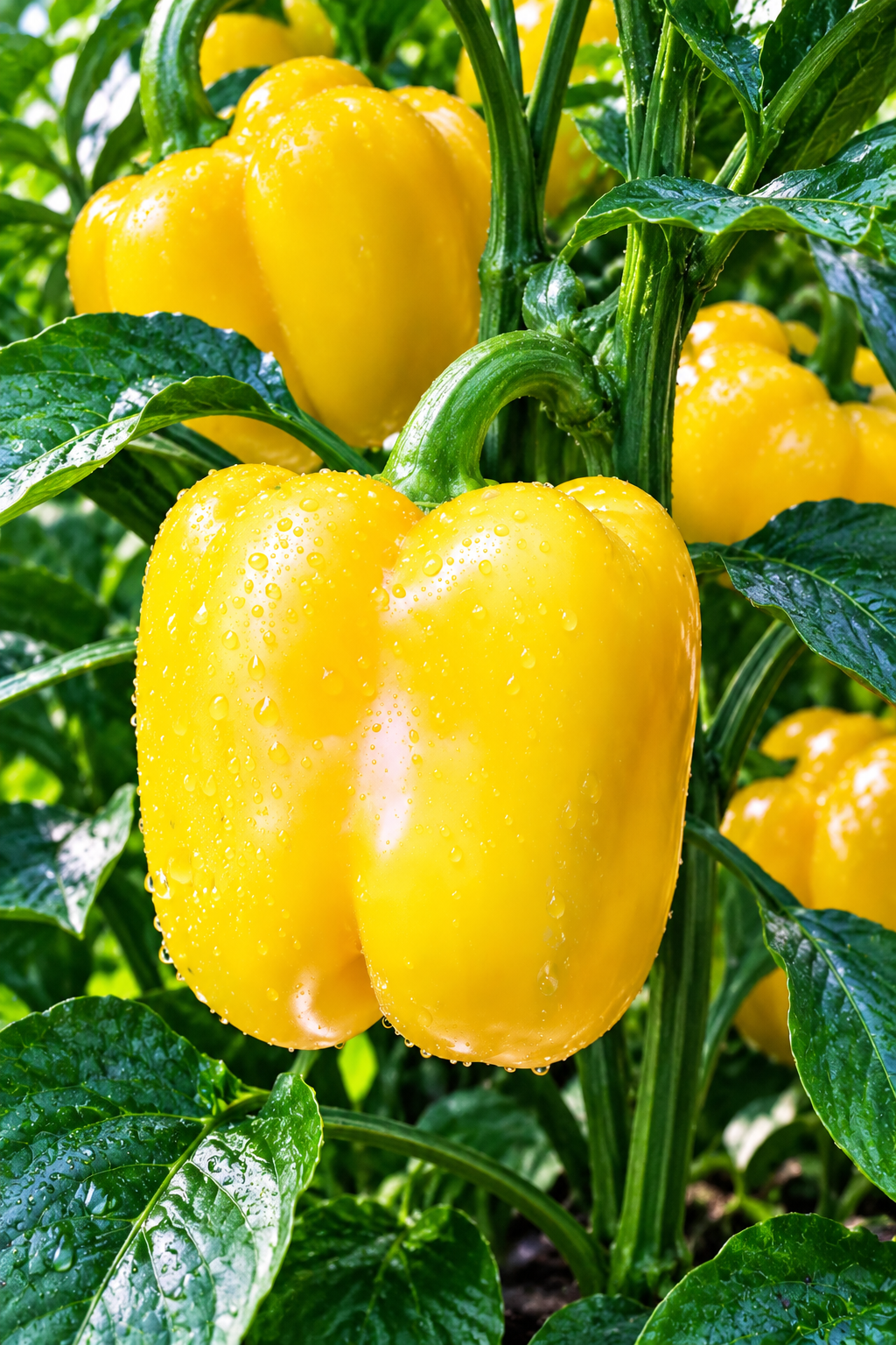 25 Yellowfin F1 Sweet Bell Pepper Seeds – Yellow Vegetable Pepper Seeds