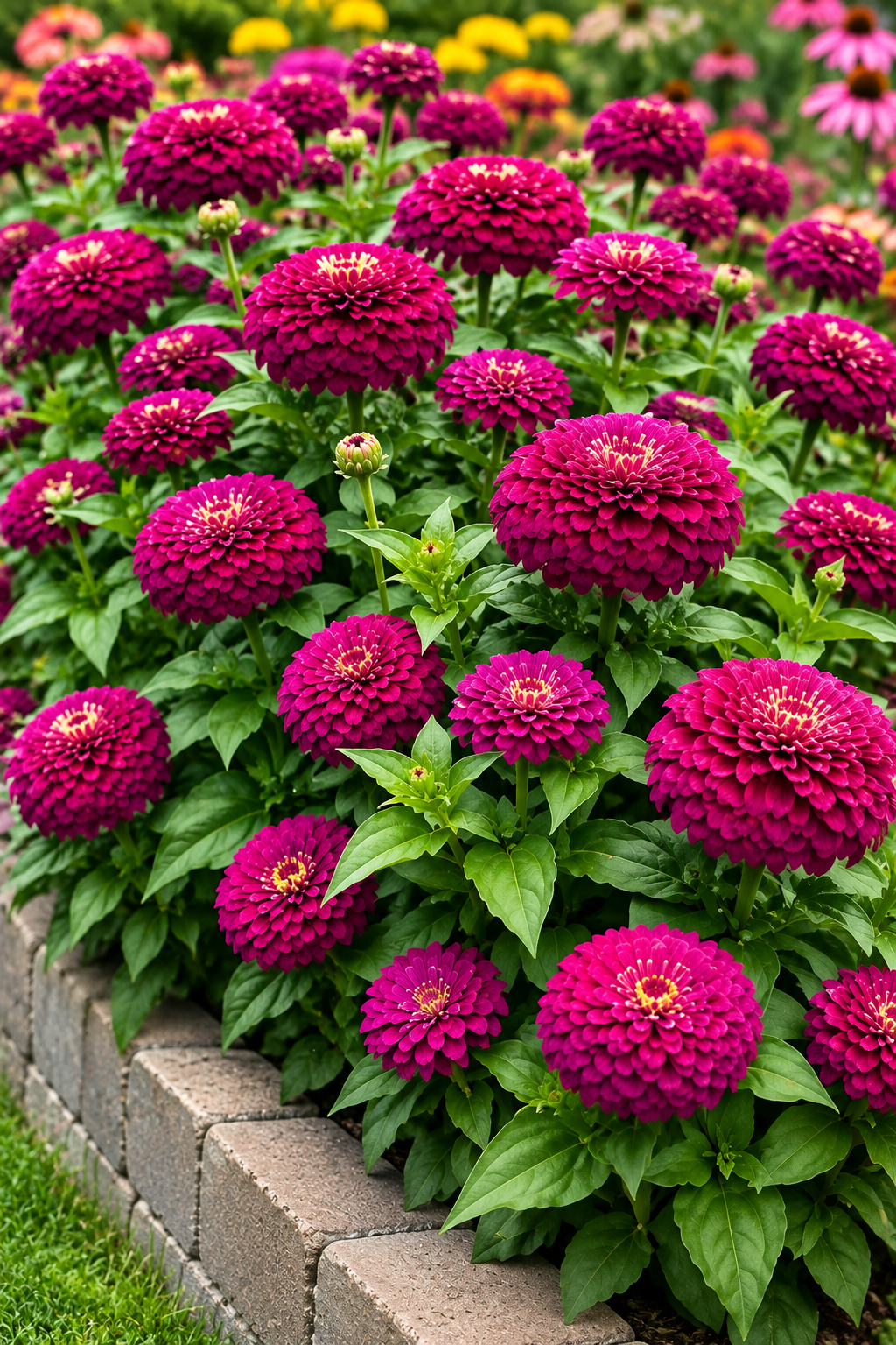 25 Zinnia Seeds Zesty Purple Flower Seeds F1 Hybrid